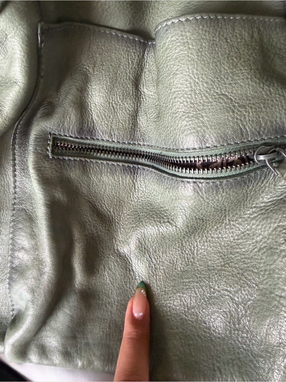 Free People Emerson tote in secret sage - Picture 10 of 10